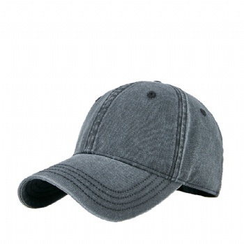 Washed cotton material baseball hat