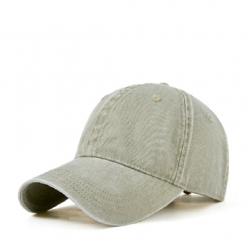 Washed cotton material baseball hat