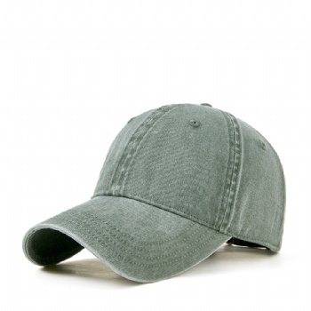 Washed cotton material baseball hat