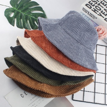 Corduroy bucket hat