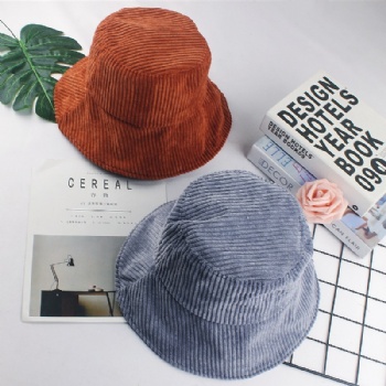 Corduroy bucket hat