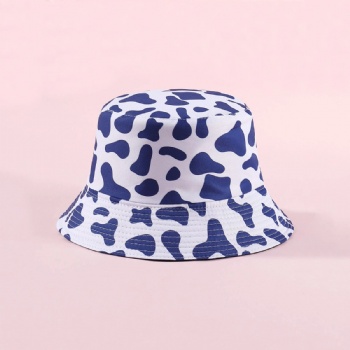 Reversible whole printing logo bucket hat.