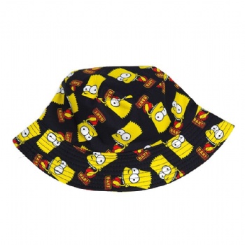 Reversible bucket hat with custom whole printing logo