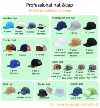 5 panel waterproof laser hole golf hat
