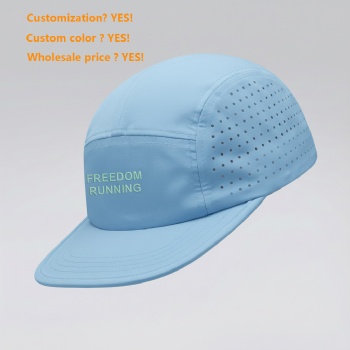 Lightweight Quick Dry Beach Race Day Sun Visor Nylon Waterproof Quick Dry Fit Camp Running Hat with Tech Fabric